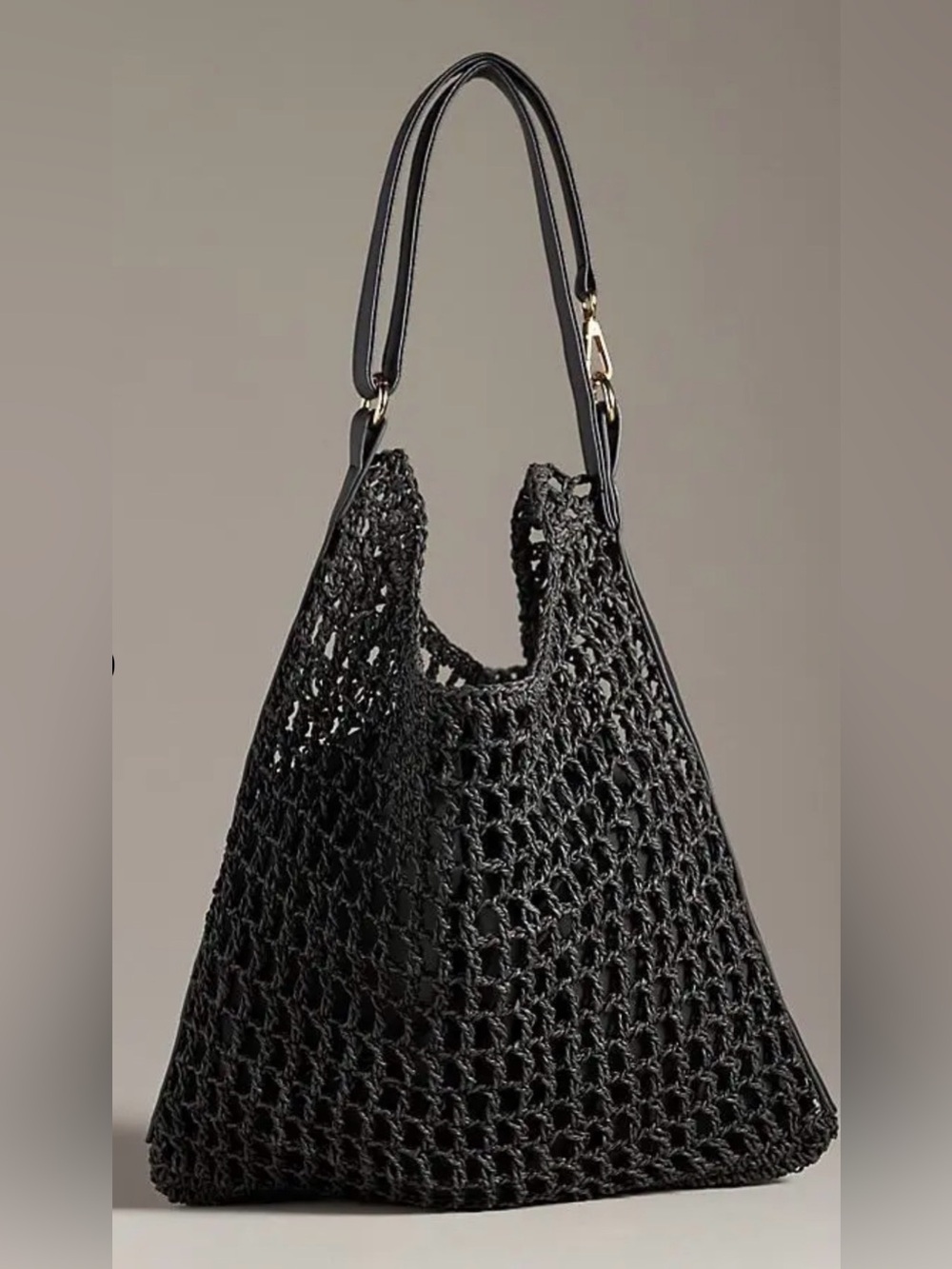 Anthropologie Mesh Raffia Shoulder Bag, NWT - Picture 3 of 7